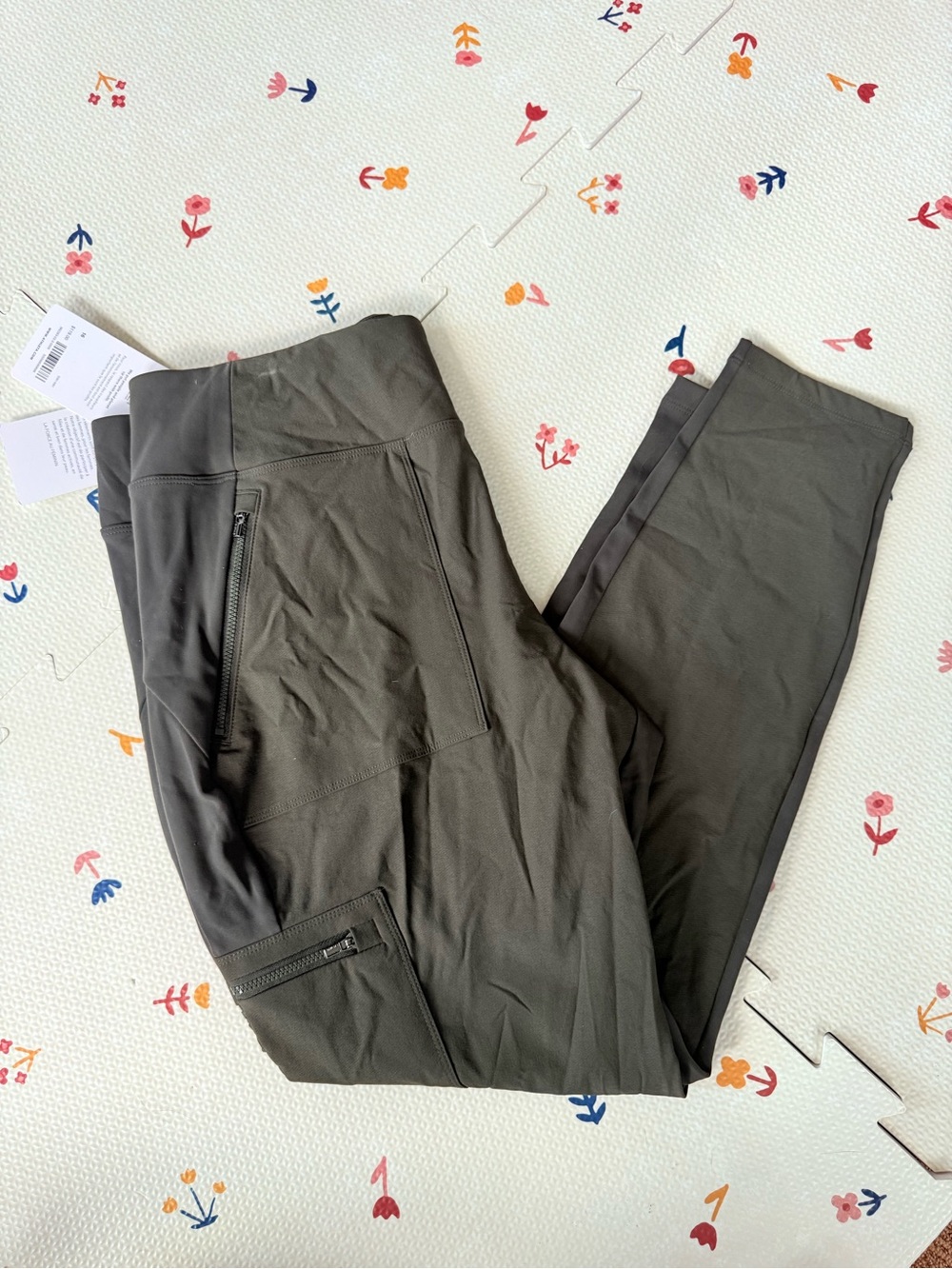 Athleta Olive Green On The Go Leggings